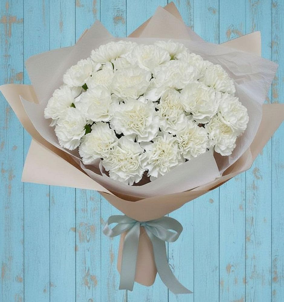 Букет цветов из: Гвоздики в Серково