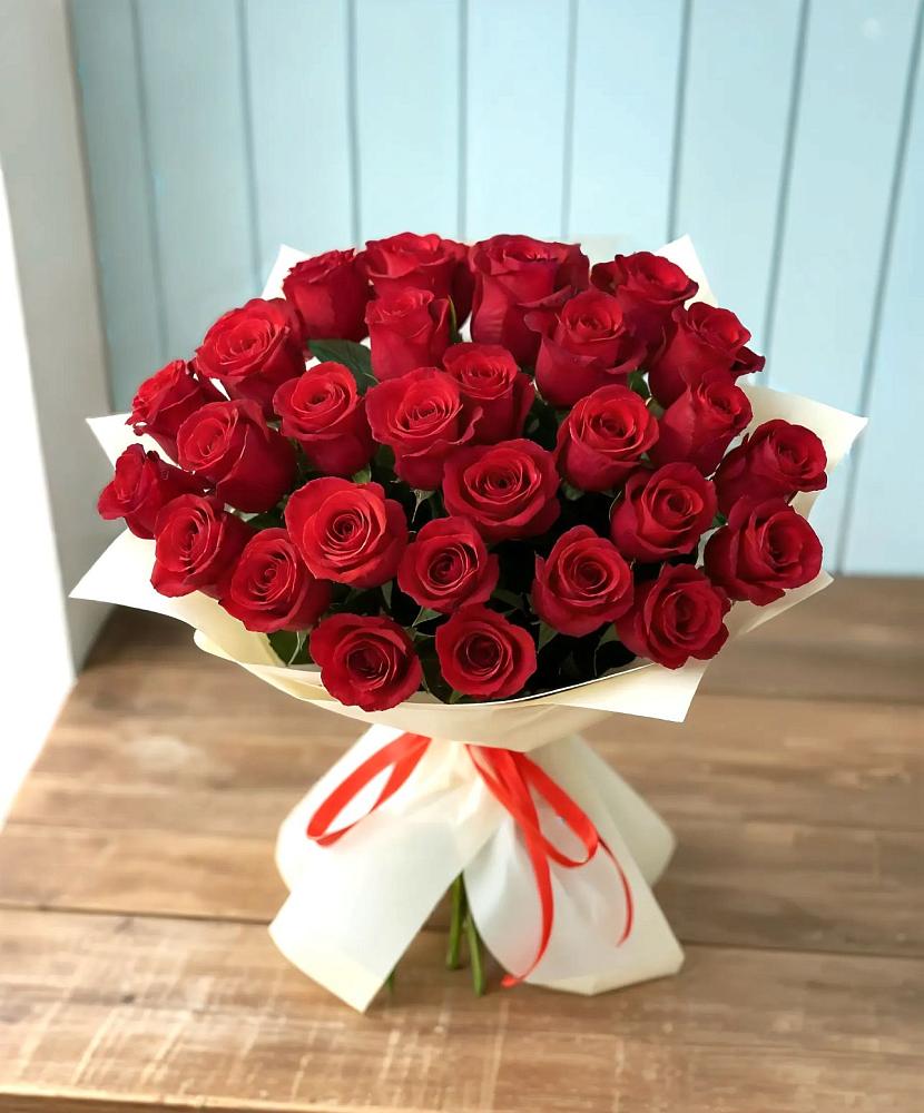 Букет 29 Красных роз в Серково