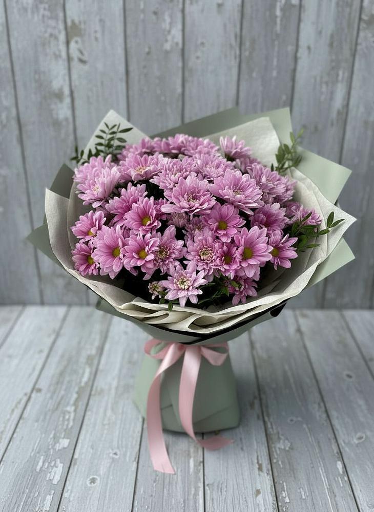 Букет цветов из: Хризантемы в Серково