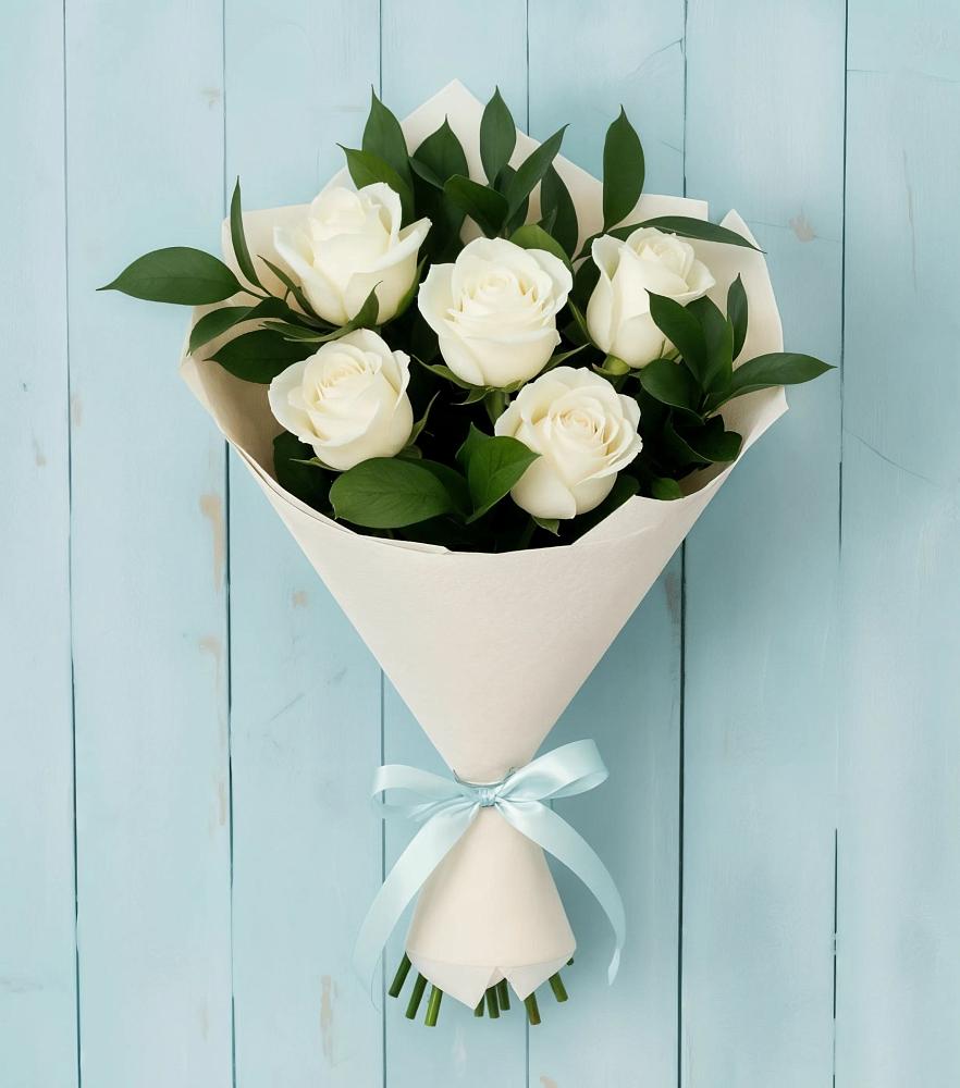 Букет цветов из: Розы в Серково