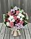 Букет цветов из: Альстромерии, Гвоздики, Розы и Хризантемы в Серково