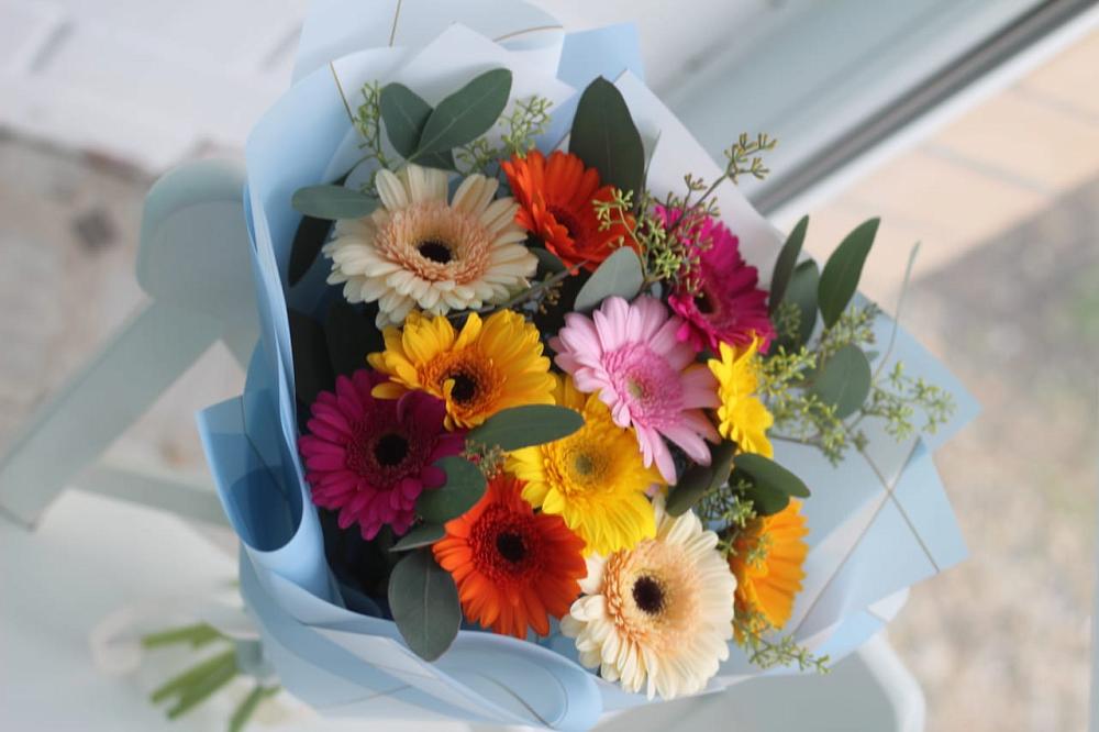 Букет цветов из: Герберы в Серково