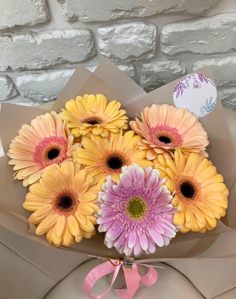 Букет цветов из: Герберы в Серково