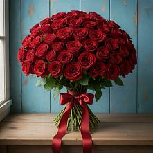 Букет Красные розы Блэк Меджик в Серково