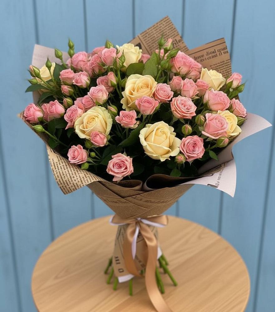 Букет цветов из: Розы в Серково