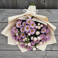 Букет цветов из:  Розы и Хризантемы #REPLACE_PRED# Серково