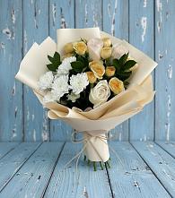 Букет цветов из:  Розы и Хризантемы в Серково