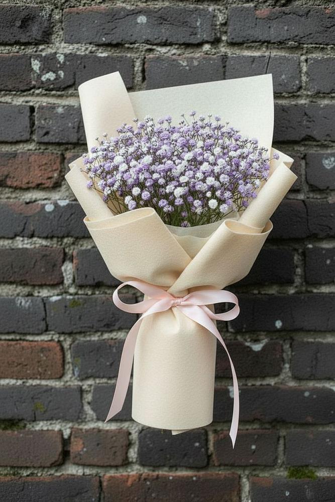 Букет цветов из: Гипсофила в Серково