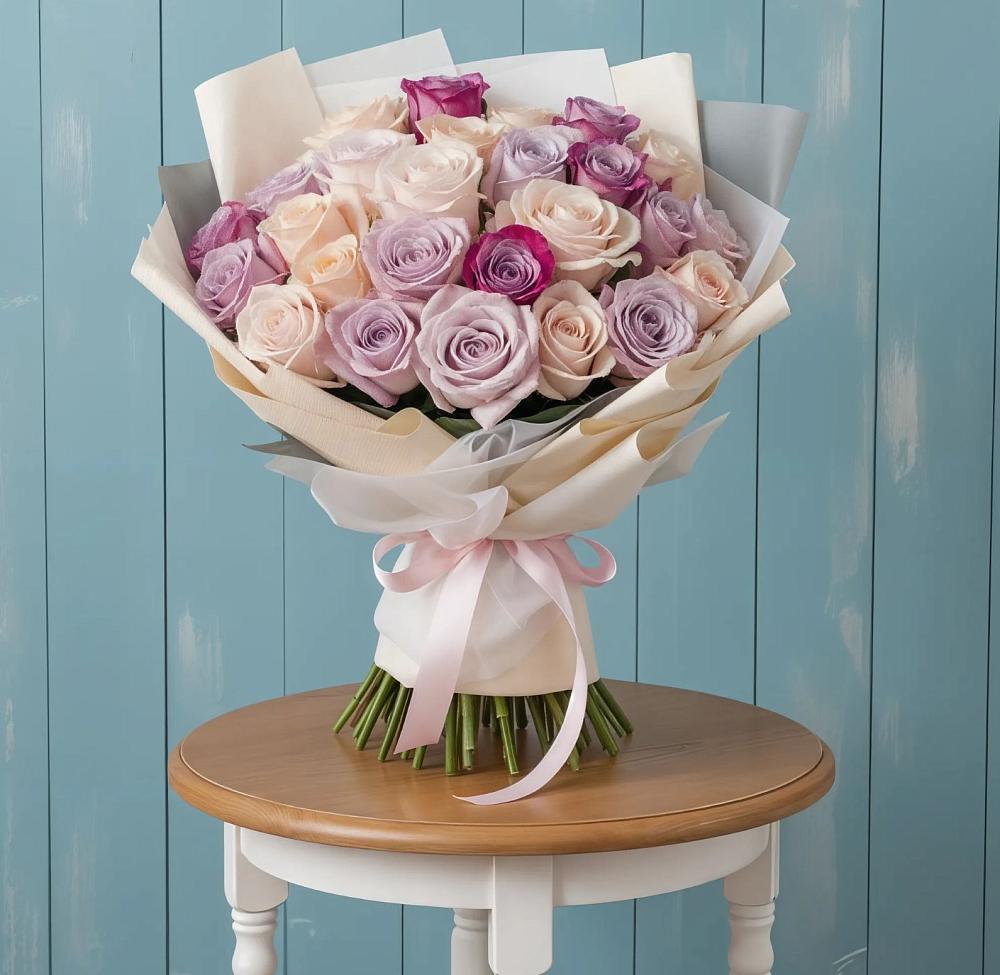 Букет цветов из: Розы в Серково