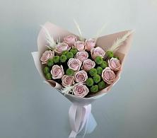 Букет цветов из:  Розы и Хризантемы в Серково