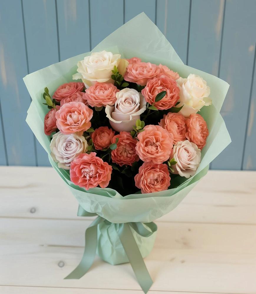 Букет цветов из: Розы в Серково