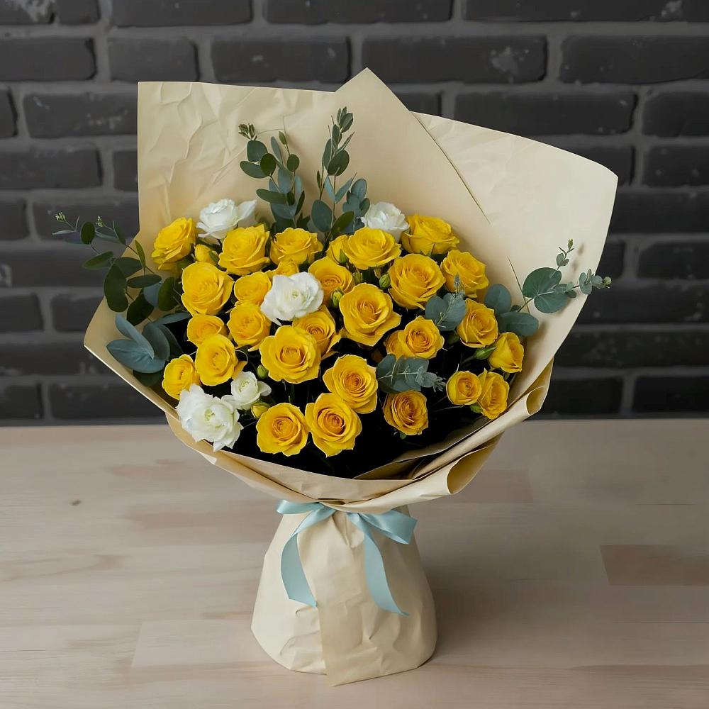 Букет цветов из: Розы в Серково