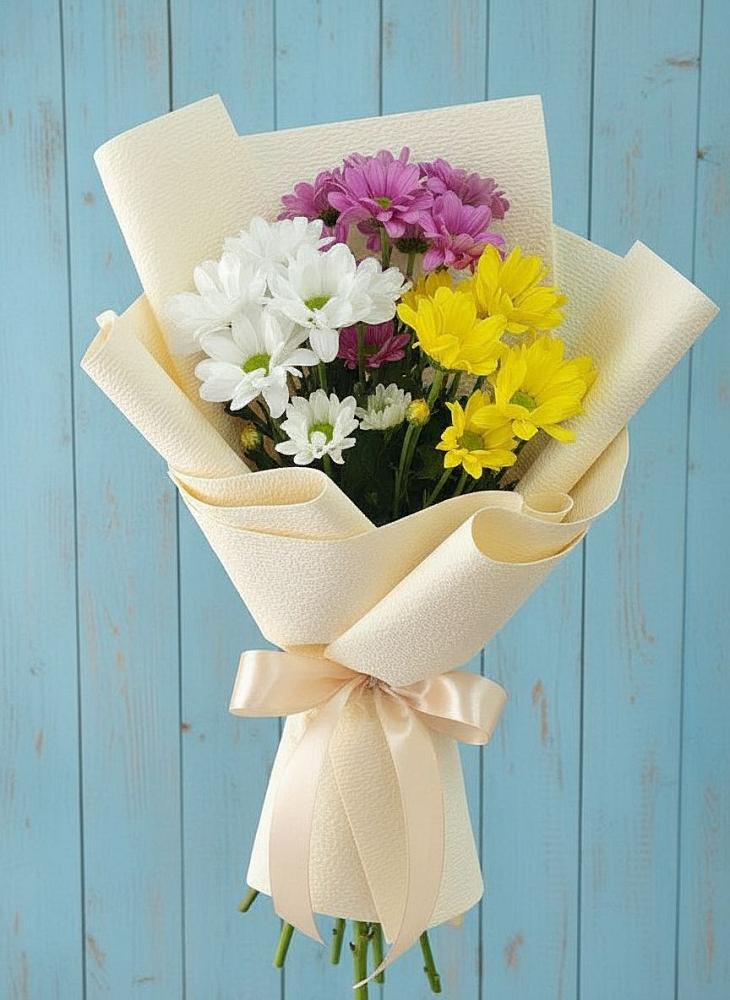Букет цветов из: Хризантемы в Серково
