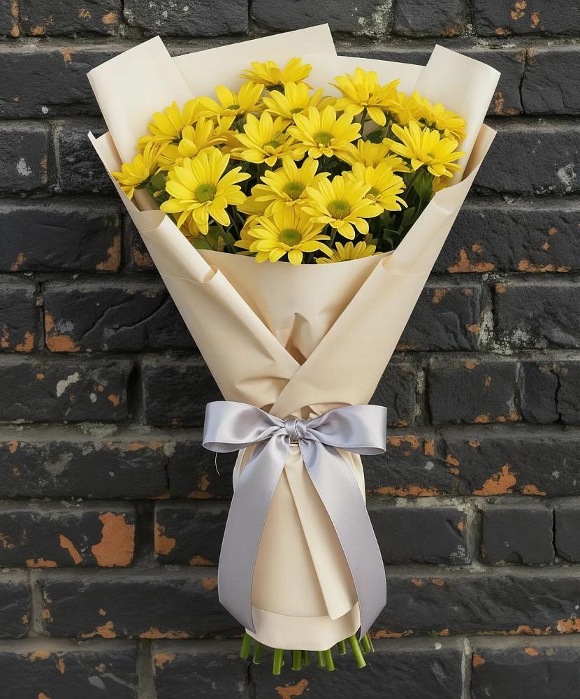 Букет цветов из: Хризантемы в Серково