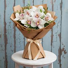 Букет цветов из:  Орхидеи и Розы в Серково